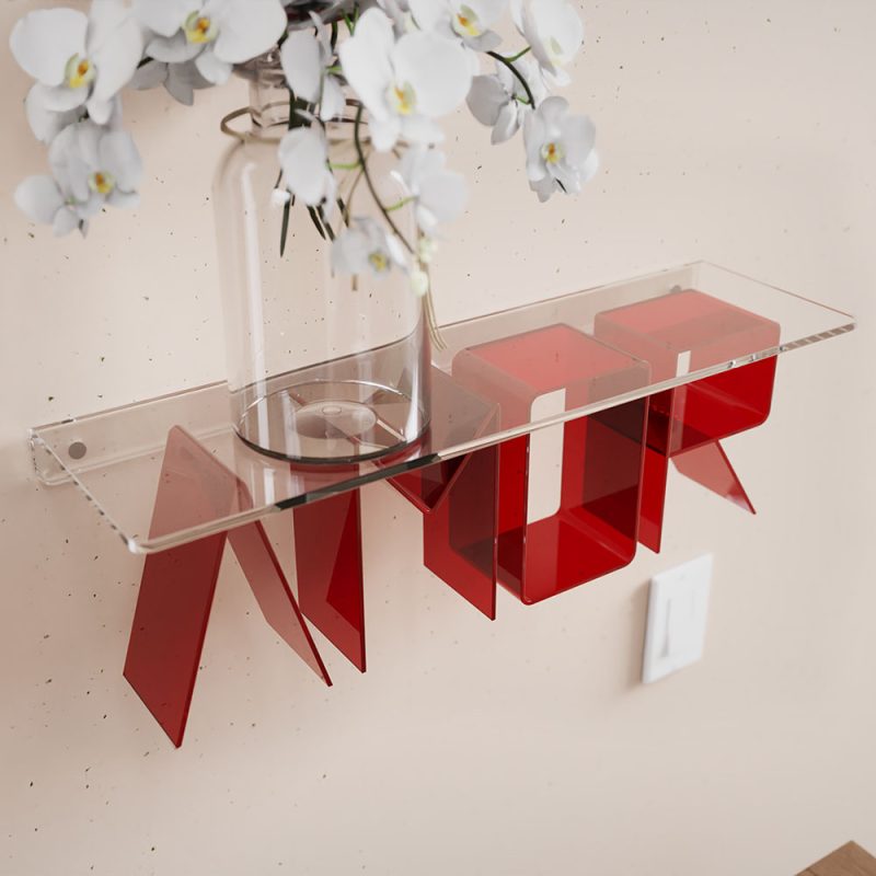 Shelf letters AMOR