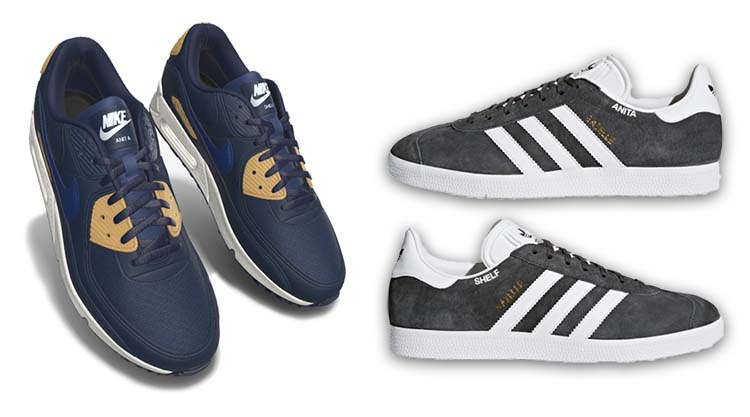 Customized Nike by You Adidas for Anita Shelf