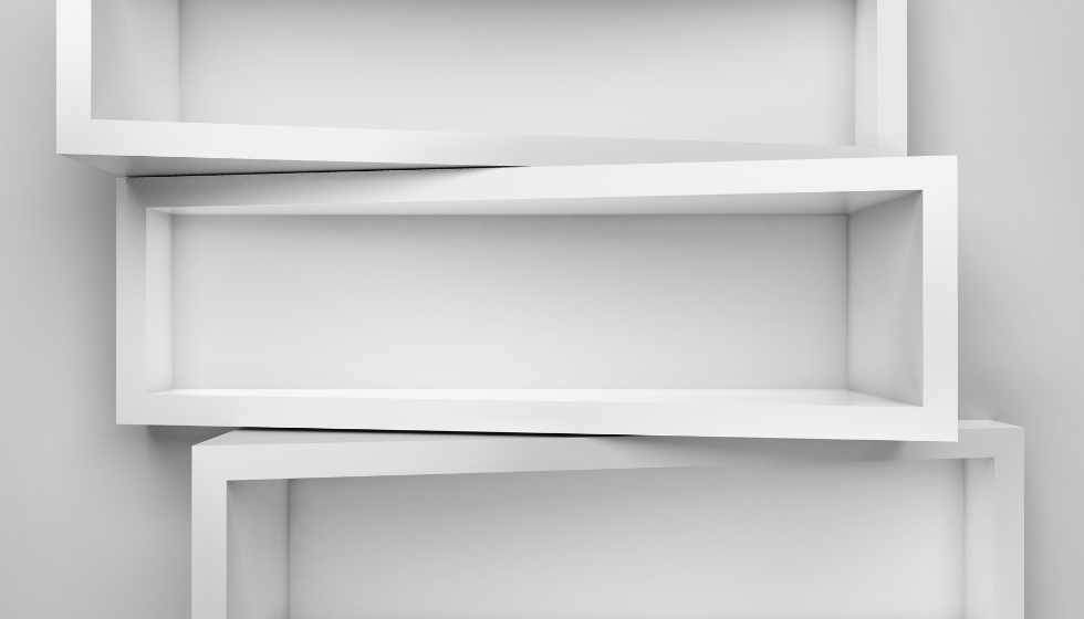 Shelving with shelves