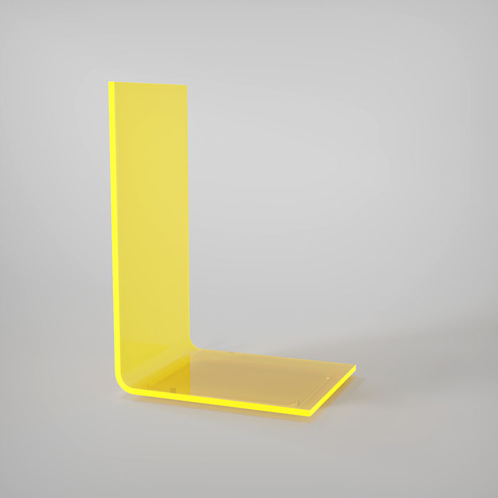 Anita Letters - Letras metacrilato - L - Amarillo fluor