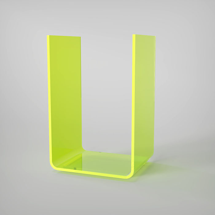 Anita Letters - Letras metacrilato - U - Verde fluor